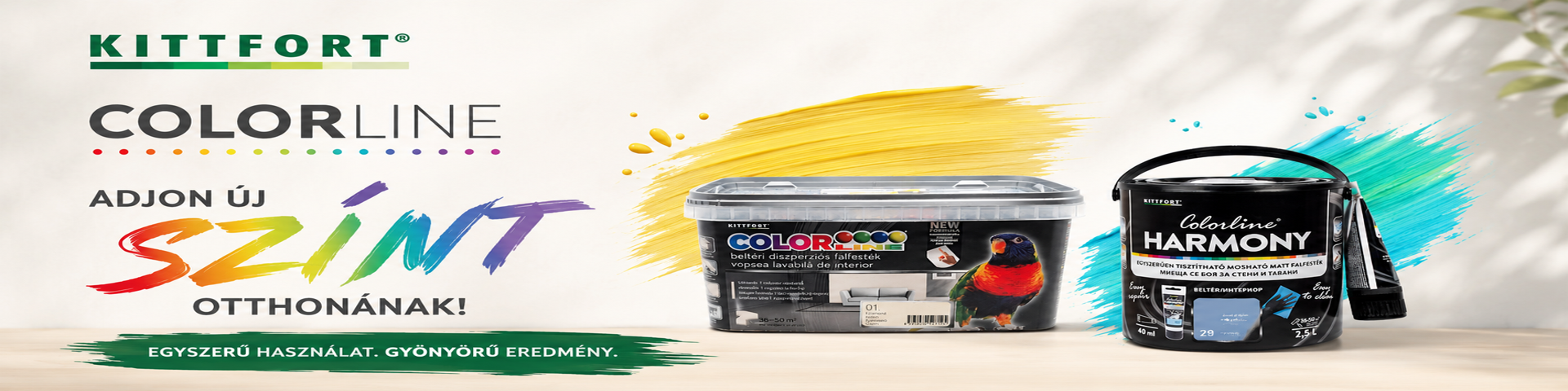 Kinyitod, megkevered, festesz – ilyen egyszerű a Colorline!
